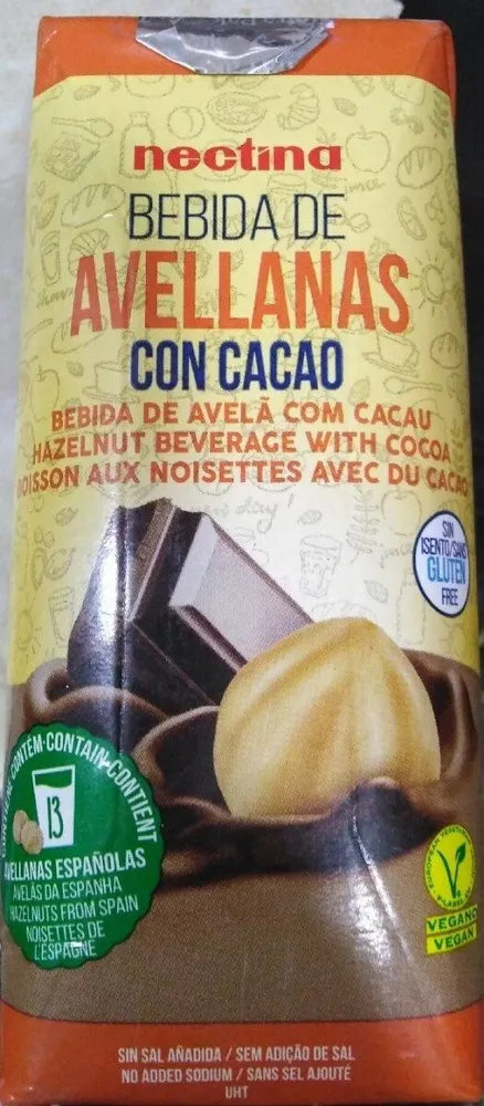 Avellanas con cacao