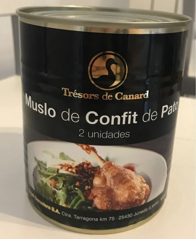 Muslo de confit de pato