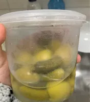 Aceitunas gordal con pepinillo envase 200 g