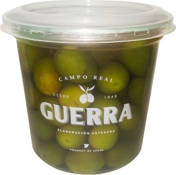Aceitunas manzanilla de campo real con hueso