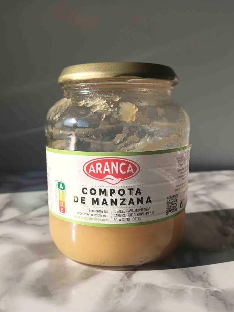Compota de manzana