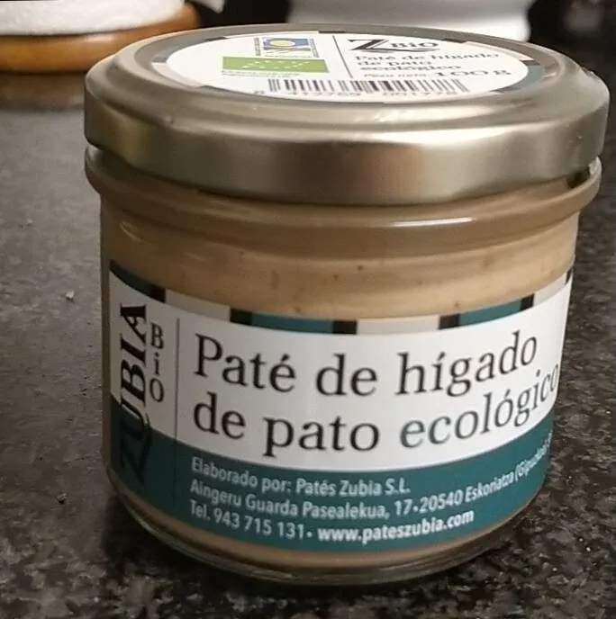 Paté de hígado de pato ecológico