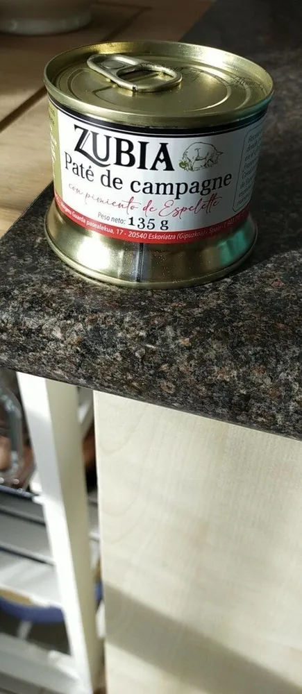 ZUBIA paté de campagne