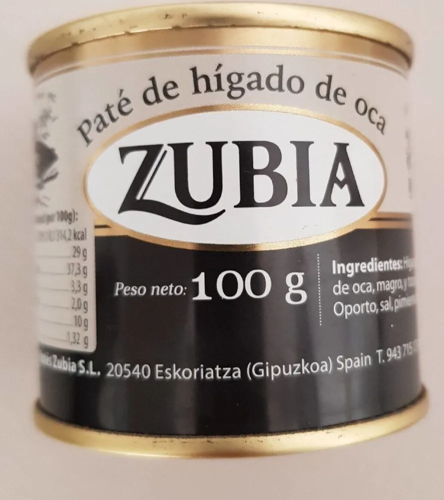 Paté de hígado de oca