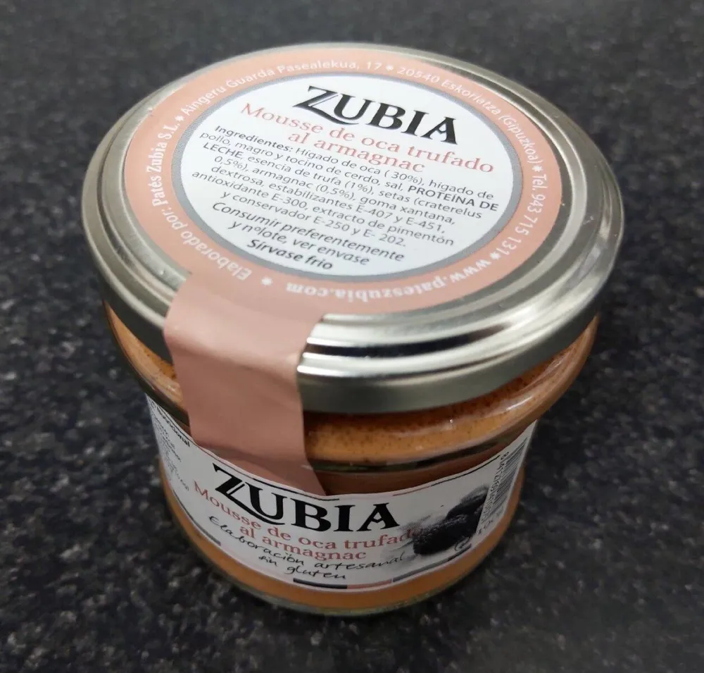 ZUBIA Mousse de oca trufado al armagnac