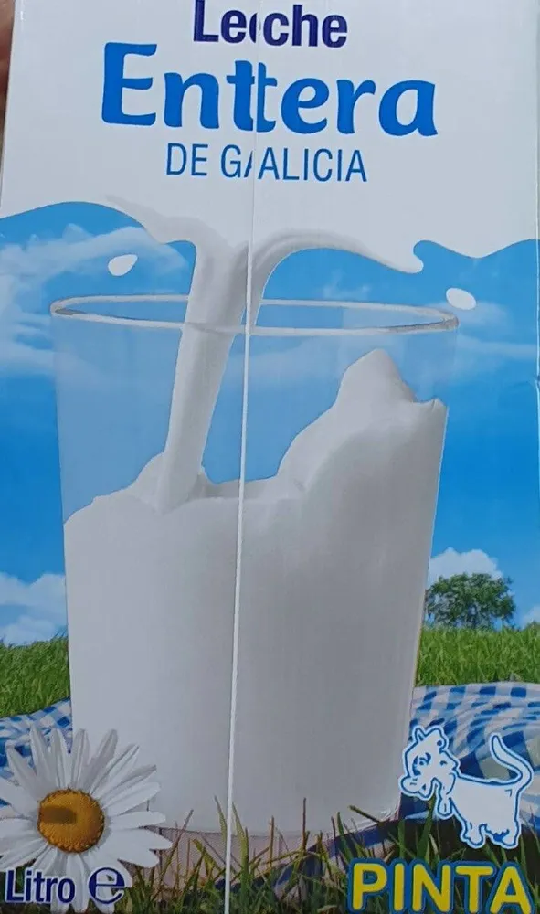 Leche entera de Galicia