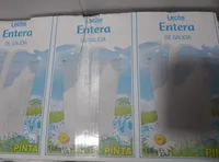 Leche entera de Galicia