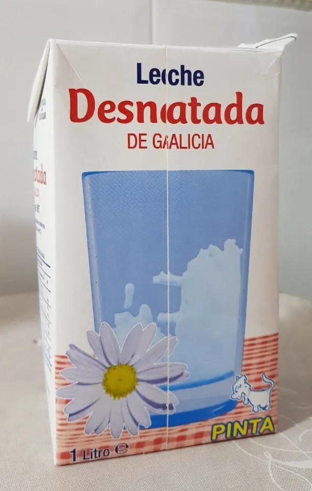 Leche desnatada de Galicia
