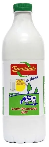 Leche desnatada UHT