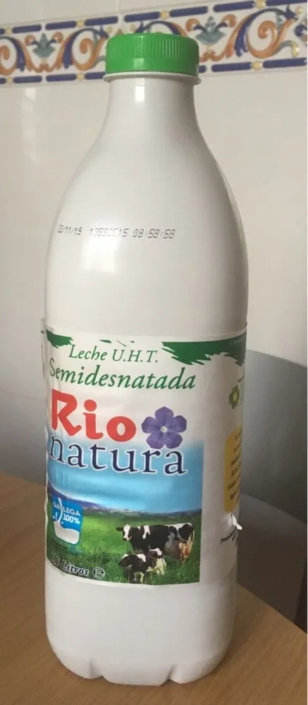Leche semidesnatada río natura