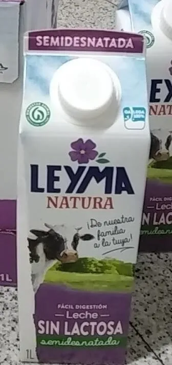 Leche sin lactosa semidesnatada