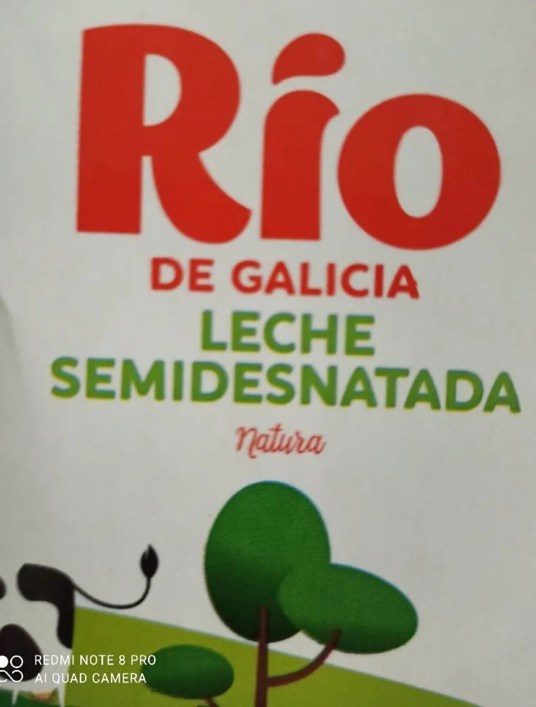 Leche semidesnatada