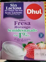 Yogurt sabor fresa