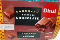Gourmand postre de chocolate