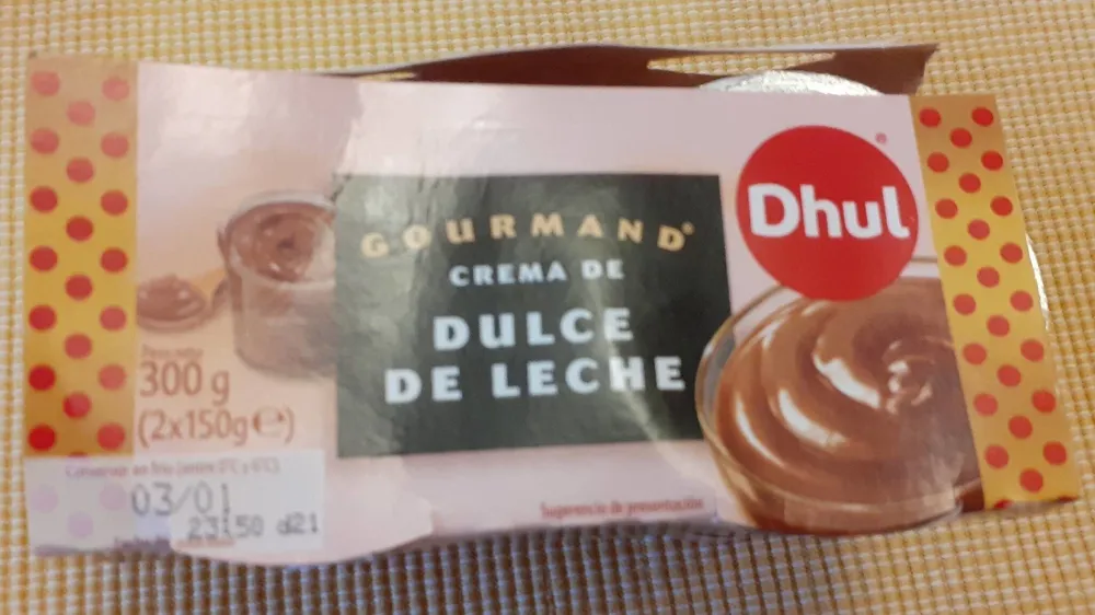 Crema de dulce de leche