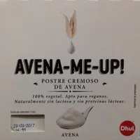 Postre cremoso de avena