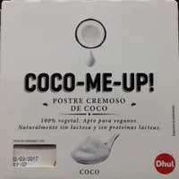 Postre cremoso de coco