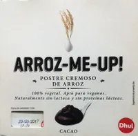 Postre cremoso de arroz Cacao