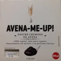 Postre cremoso de avena Cacao