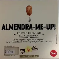 Almendra-Me-Up! Postre cremoso de almendra sabor vainilla