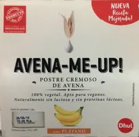 Postre cremoso de avena Plátano