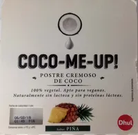 Postre cremoso de coco Piña