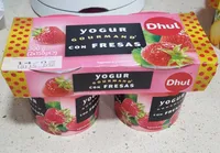 Yogur gourmand con fresas