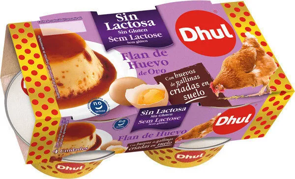 Flan de huevo sin gluten sin lactosa