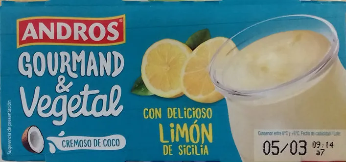 Gourmand & vegetal especialidad vegetal de limón