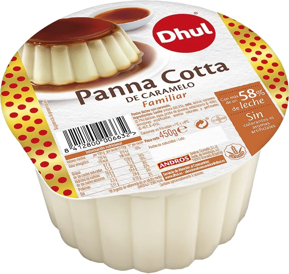 Panna cota de caramelo