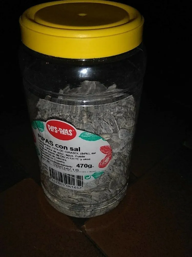 Pipas con sal