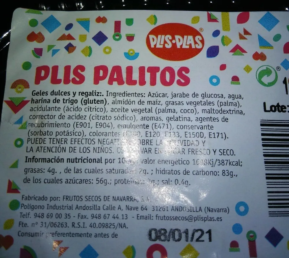 Plis palitos