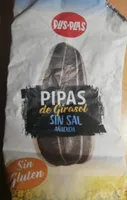 PIPAS de Girasol SIN SAL AÑADIDA