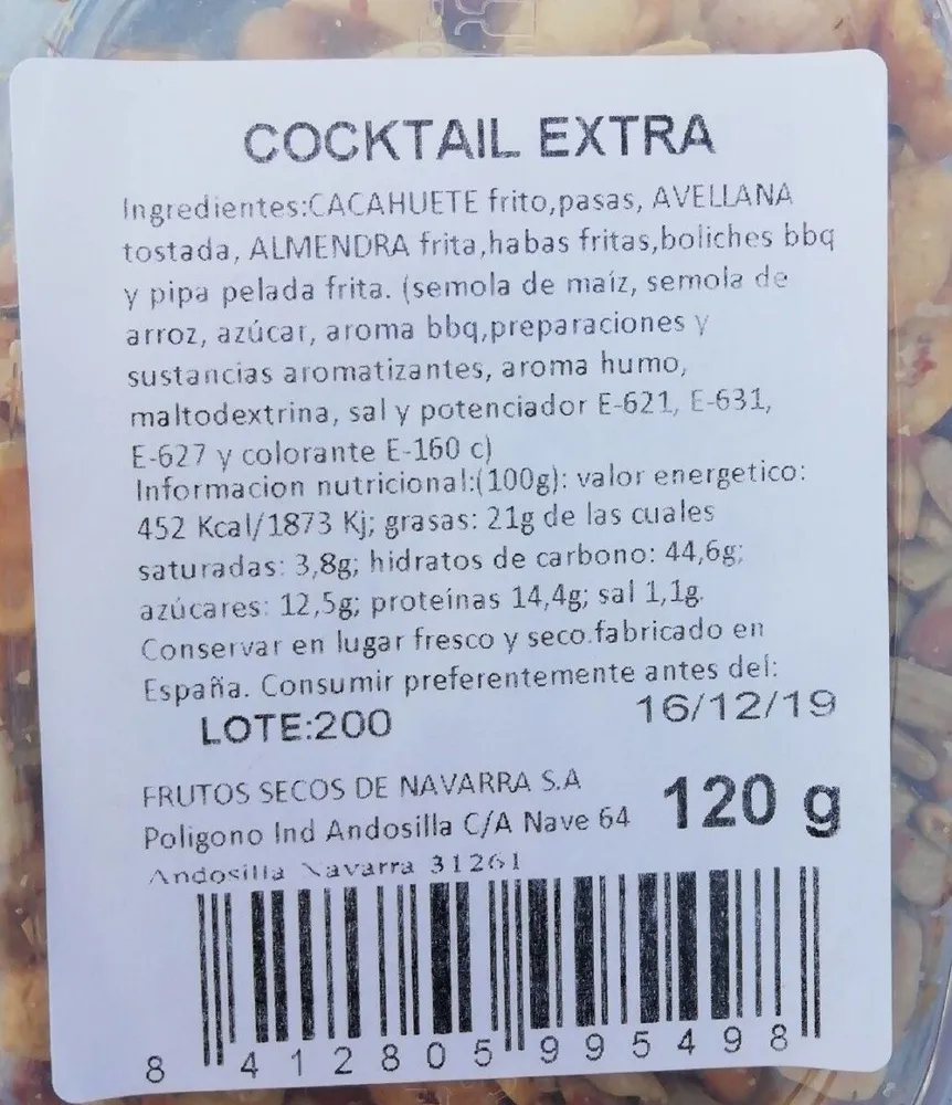 Cocktail extra