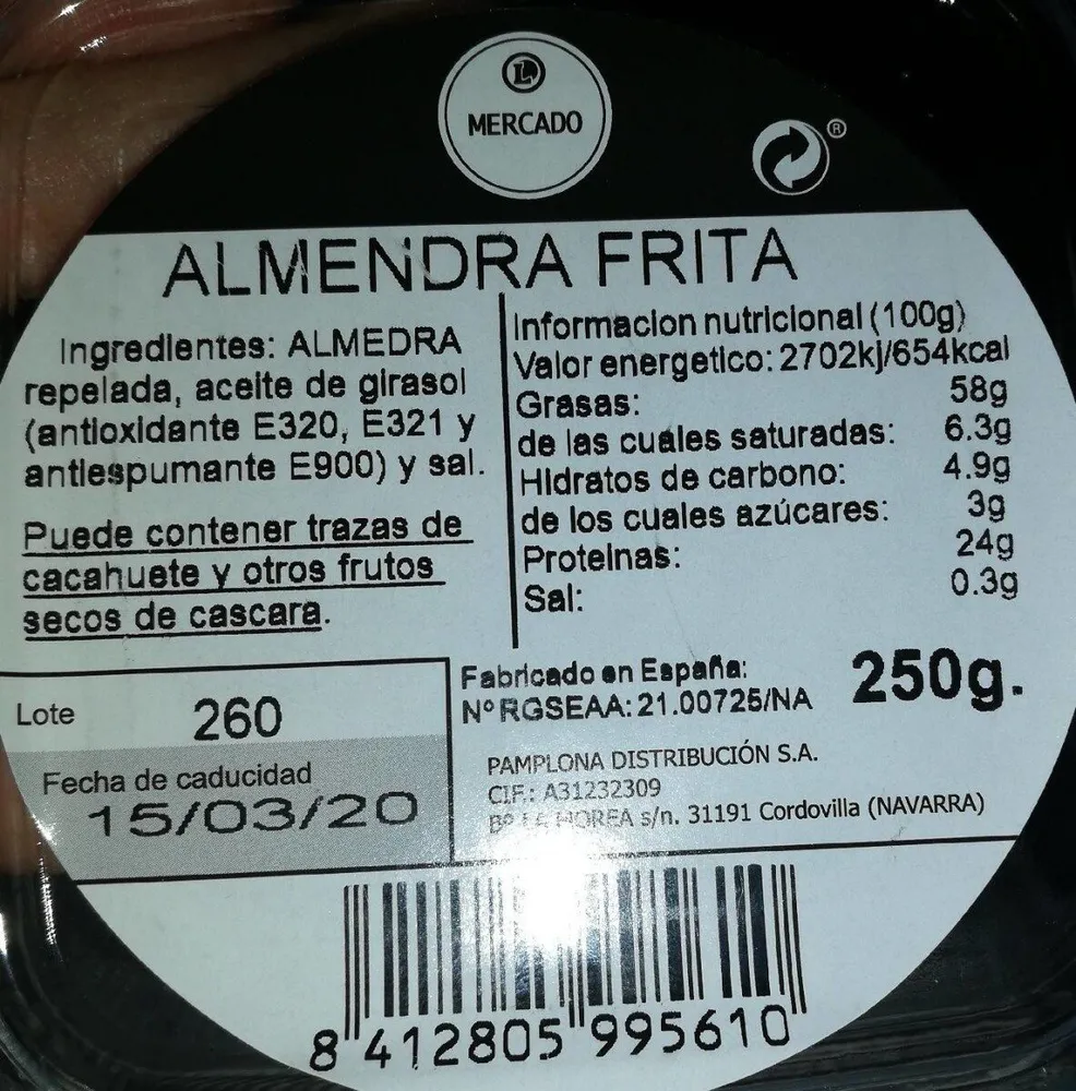 Almendra Frita