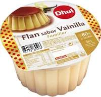 Flan sabor vainilla familiar