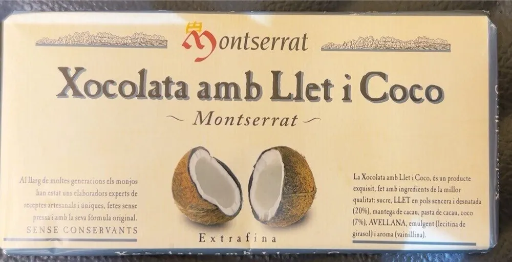 Xocolata amb Llet i Coco
