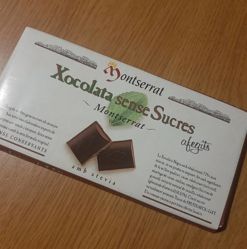 Xocolata sense sucres