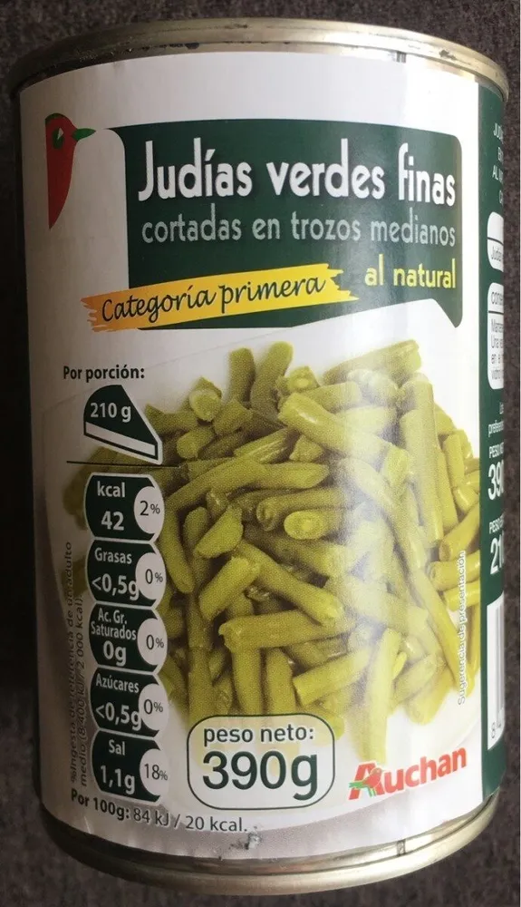 Judías verdes finas