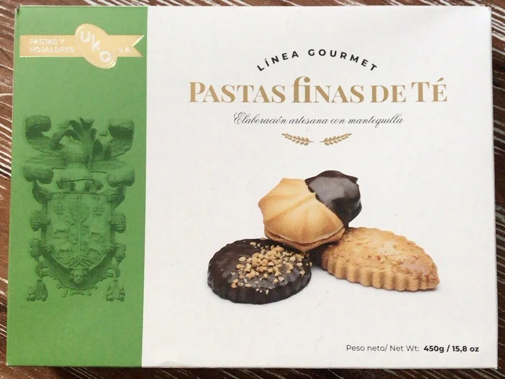 Pastas finas de té