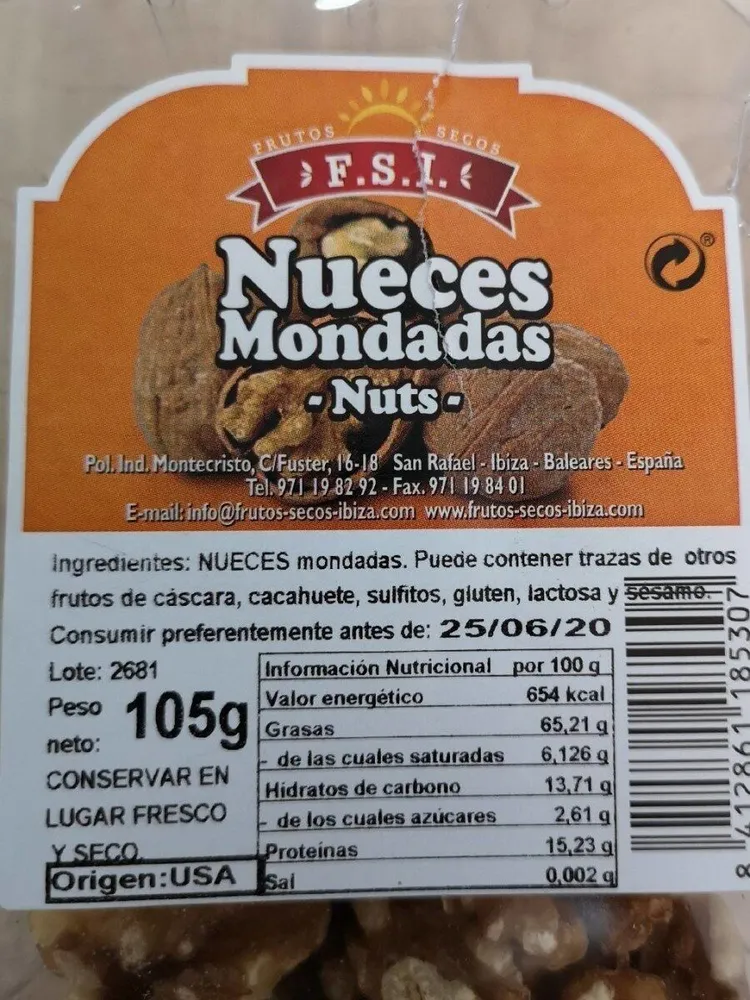 Nueces mondadas