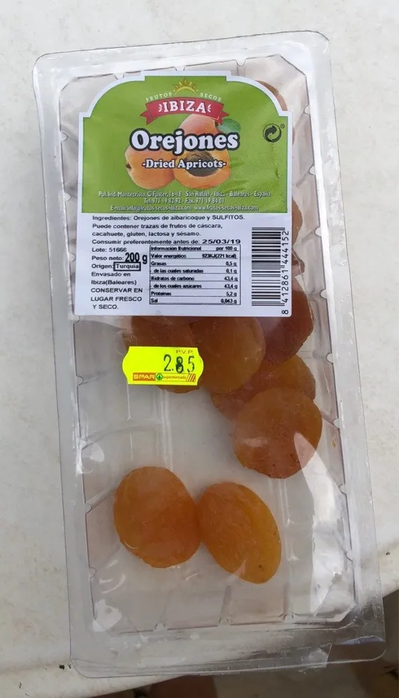 Abricots secs
