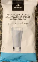 Preparado lacteo granulado en polvo aromatizado