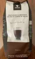 Preparado alimenticio en polvo a base de cacao