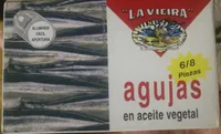 Agujas en aceite vegetal