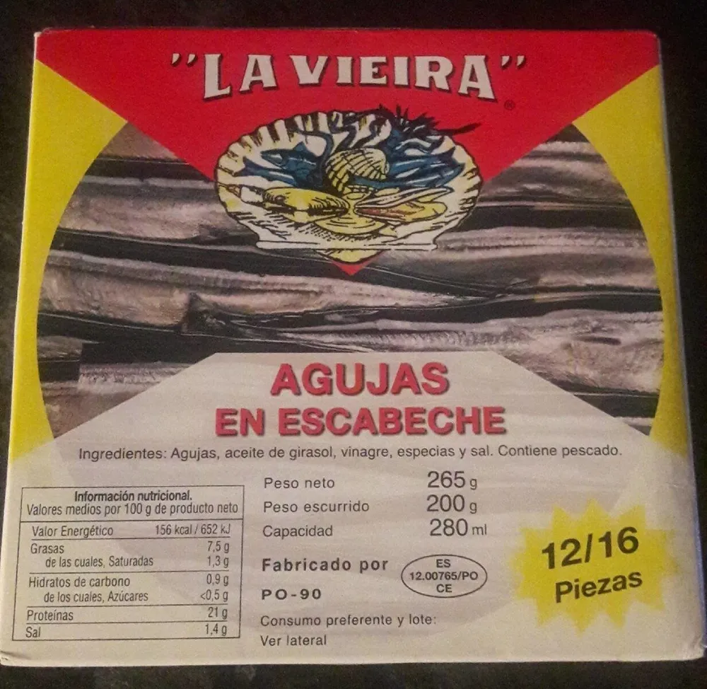 Agujas en escabeche