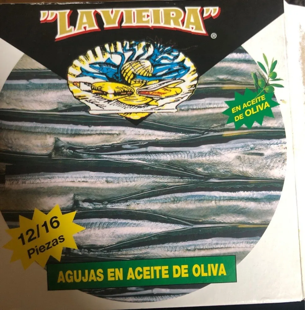 Agujas en aceite de oliva
