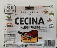 Cecina en mini taquitos