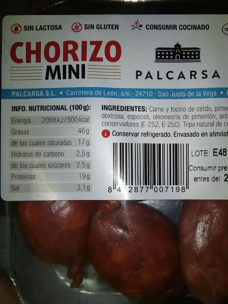 Chorizo Palcarsa