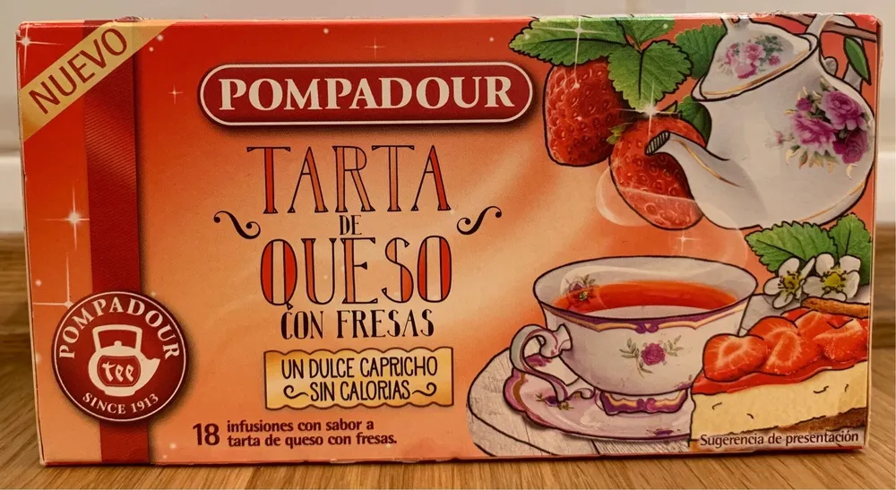 Tarta de queso con fresas